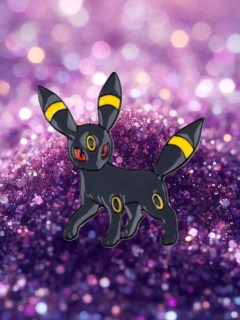 Pokémon Eevee Evolution - Umbreon Enamel Pin: Mystic Night-Themed Collectible